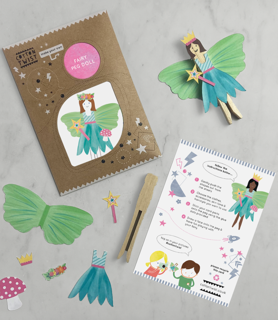 Make Your Own Fairy Peg Doll