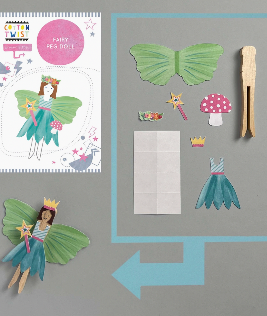 Make Your Own Fairy Peg Doll