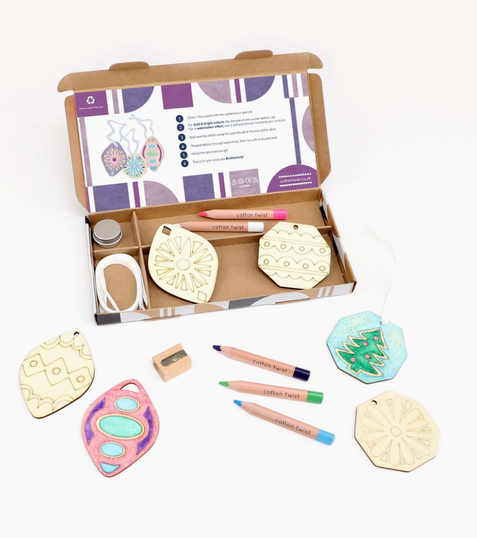 Paint Your Own Christmas Decorations Craft Activity Box