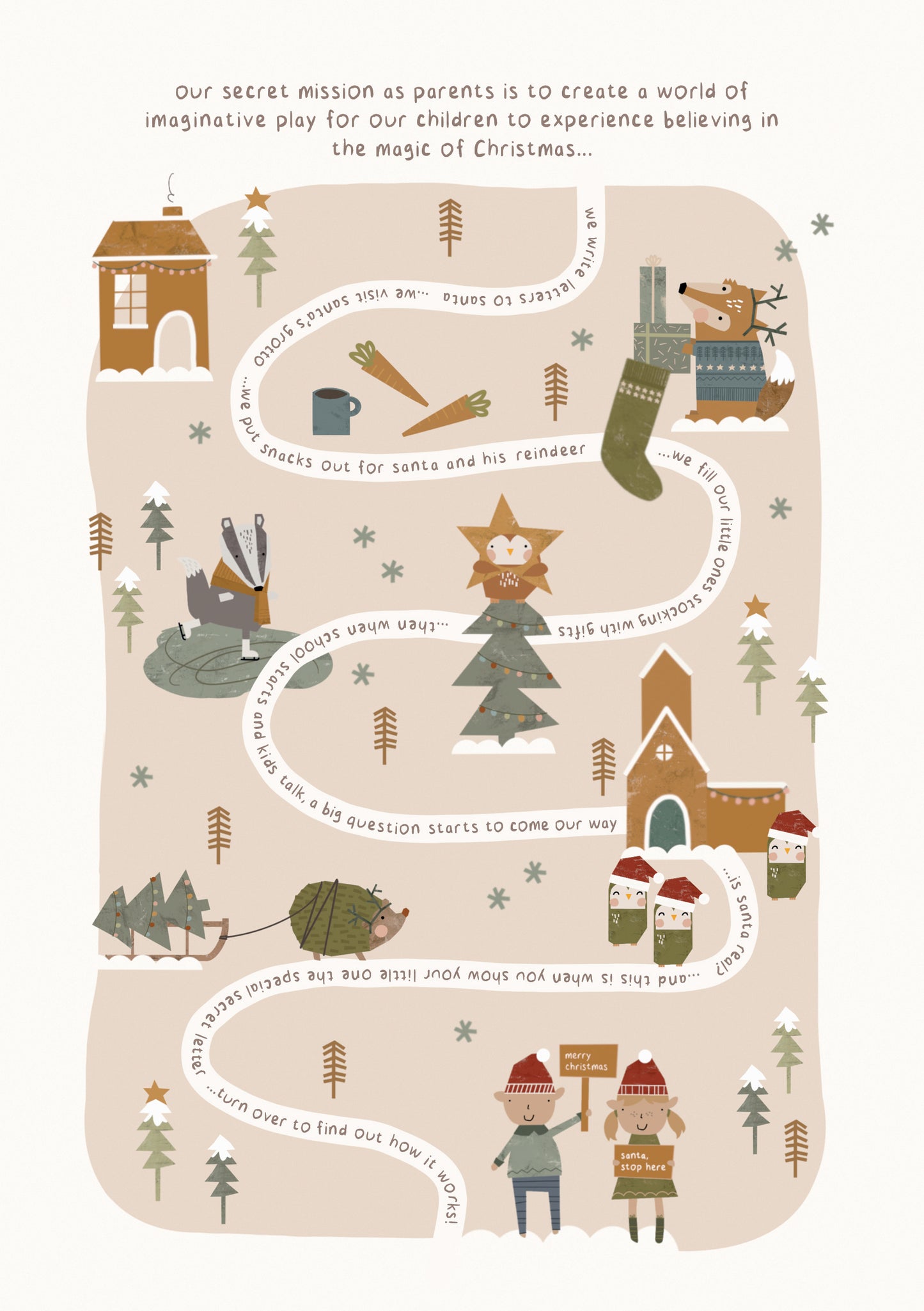 The Secrets of Santa, Personalised Christmas Elf Letters & Decoration Set