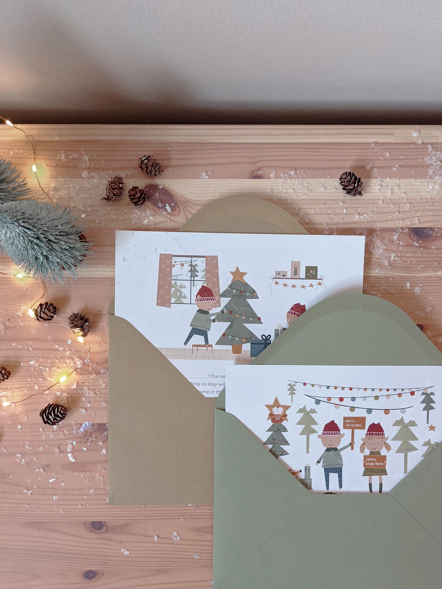 The Secrets of Santa, Personalised Christmas Elf Letters & Decoration Set