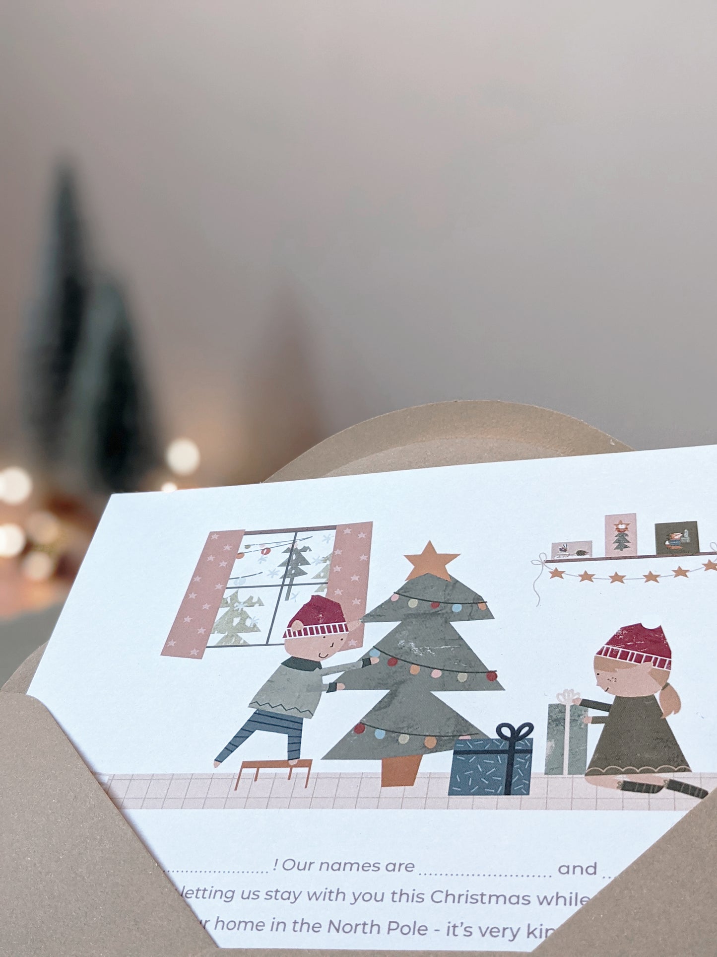 The Secrets of Santa, Personalised Christmas Elf Letters & Decoration Set
