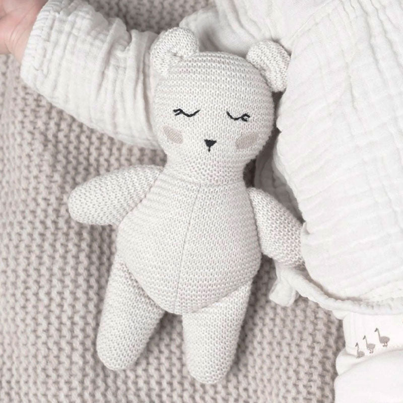 Polar Bear Soft Baby Rattle