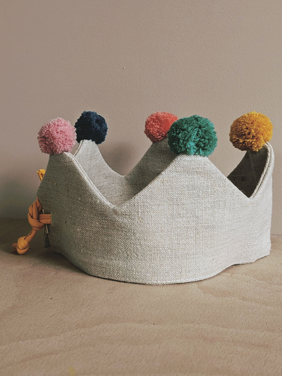 Kids Birthday Crown, Colour Pom Poms