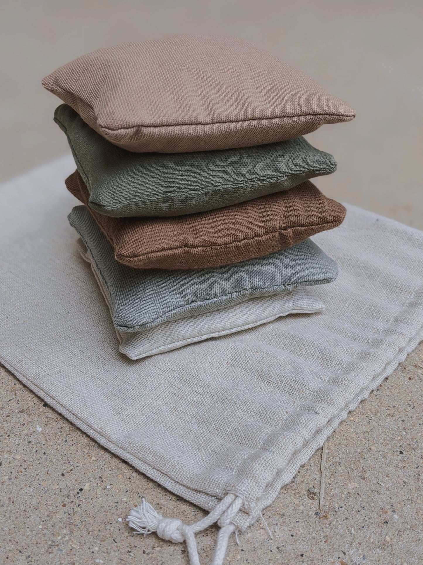 Mini Bean Bags, Set Of 5