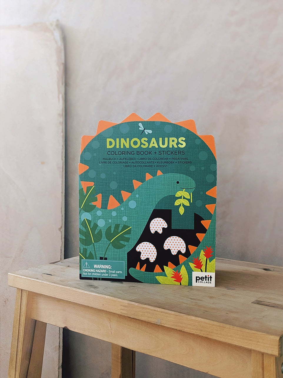 Dinosaur Colouring Book with Stickers