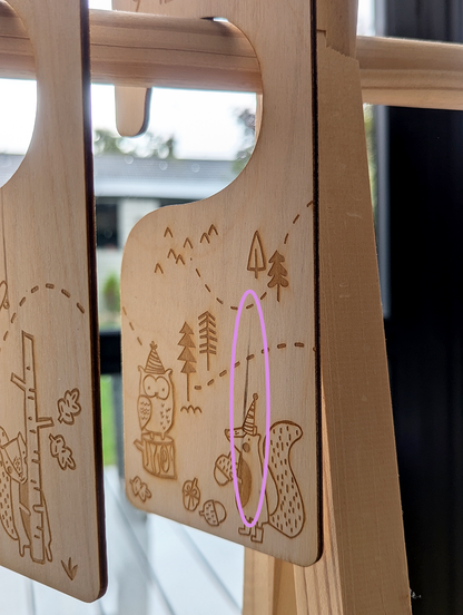 Wooden Baby Clothing Dividers