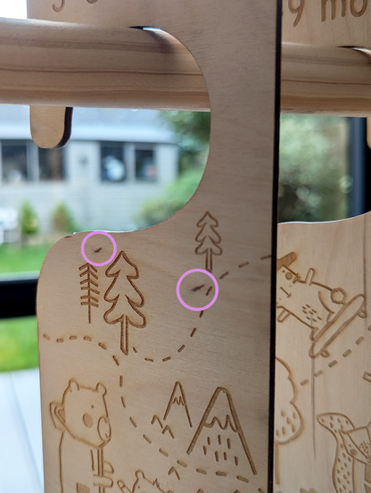 Wooden Baby Clothing Dividers