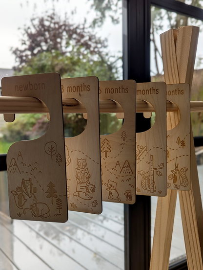 Wooden Baby Clothing Dividers