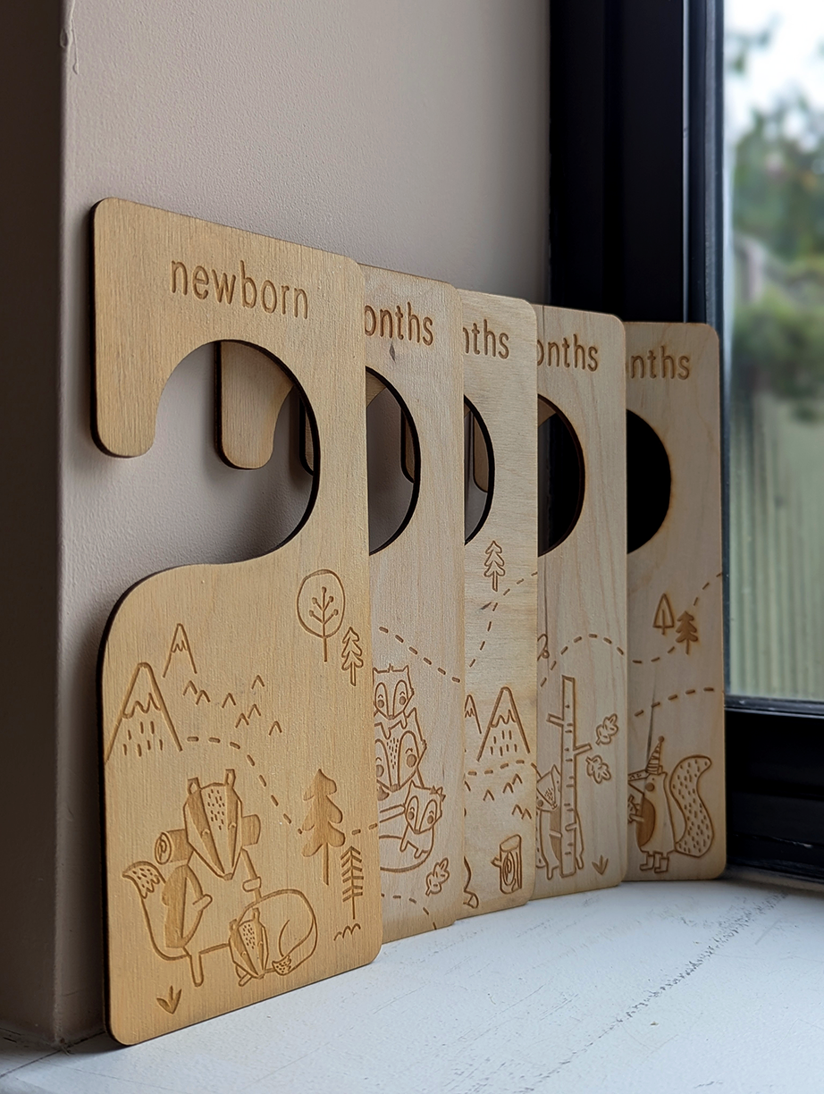 Wooden Baby Clothing Dividers