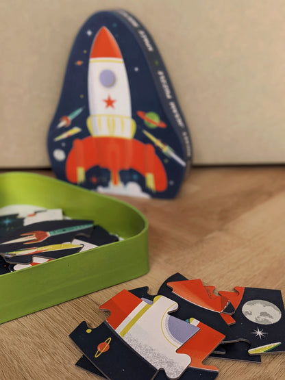 Space Age Rocket Jigsaw Puzzle