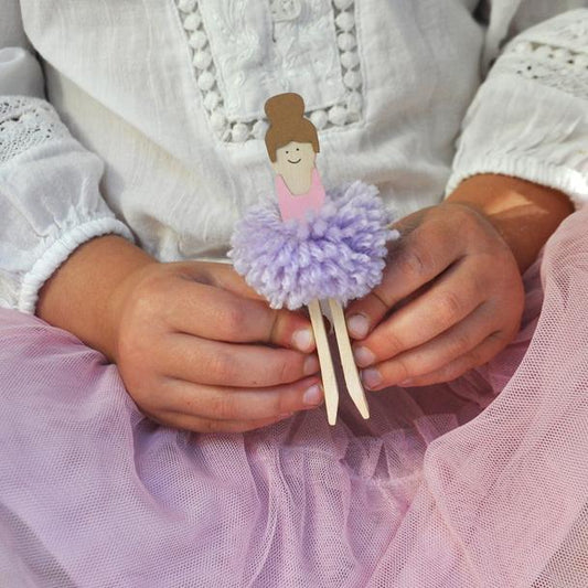 Make Your Own Ballerina Peg Doll