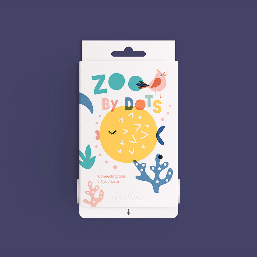 Zoo by dots, connect the dots kids activity kit.