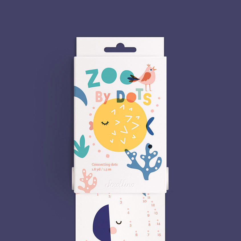 Zoo by dots, connect the dots kids activity kit with 1.5 metres of play for little ones.
