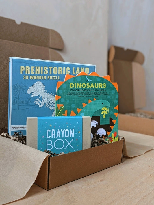 Dinosaur gift box, age 2-4