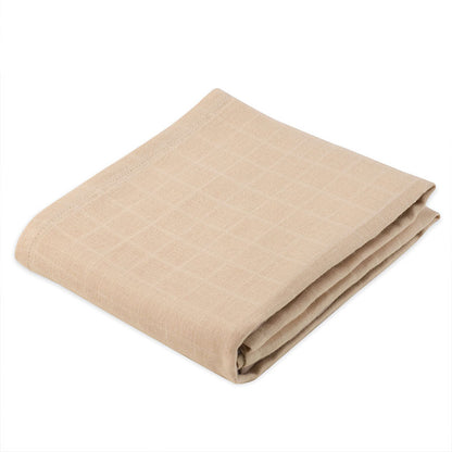 Organic Cotton Baby Muslin Cloth, Toasted Almond