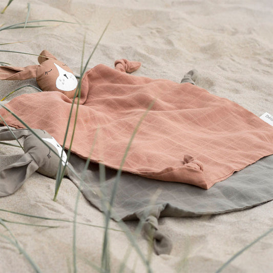 Fox Baby Cuddle Cloth, Desert Rose