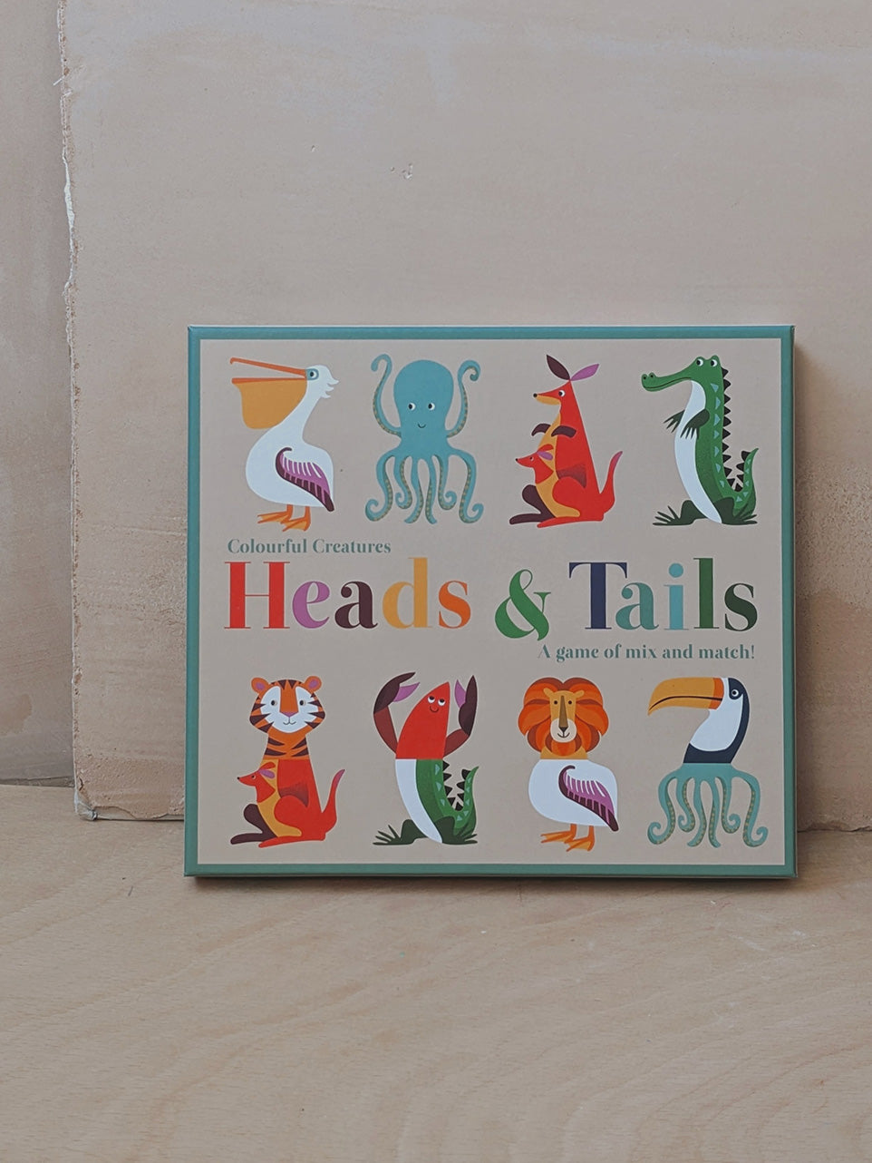 Rex London Colourful Creatures Heads & Tails game of mix and match